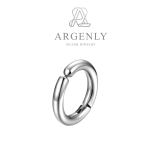 Khuyên tai Argenly Minimalist Hoop
