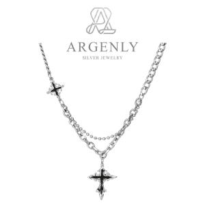 Vòng cổ Black Cross
