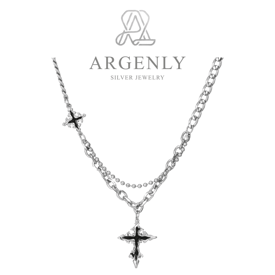 Vòng cổ Black Cross